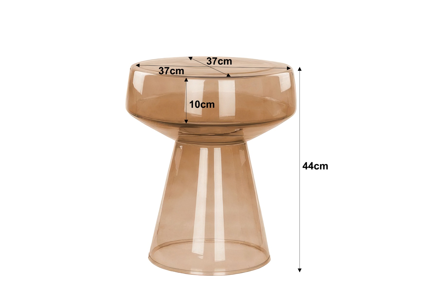 Beistelltisch Bo Amber 37cm - Brix