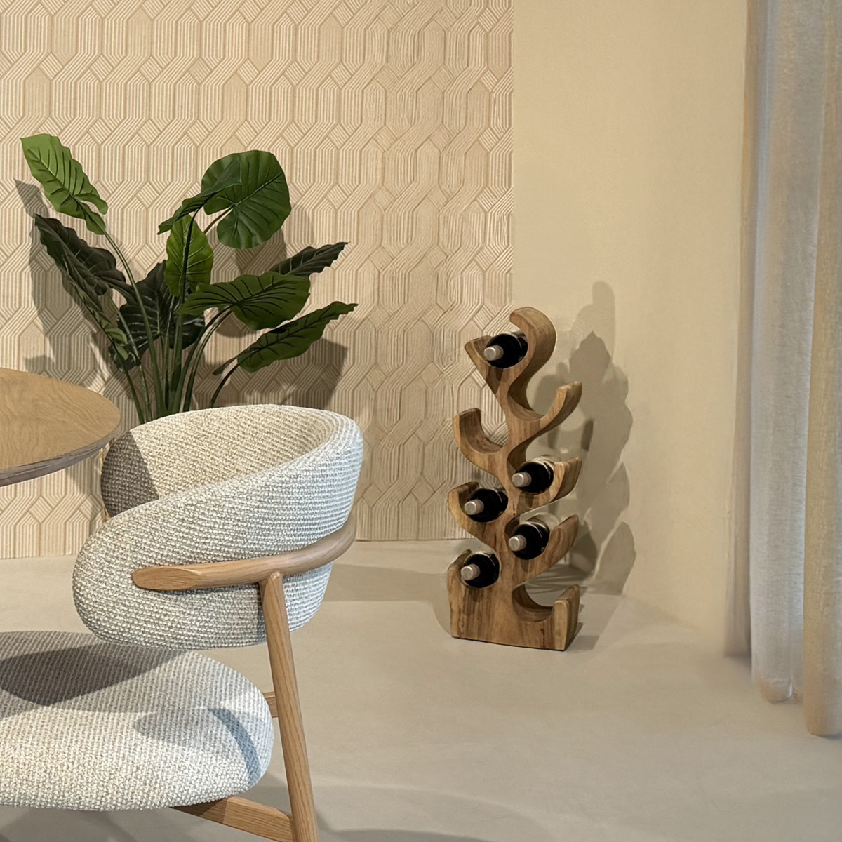 Wohndekoration Suar Winerack 8 - Livingfurn