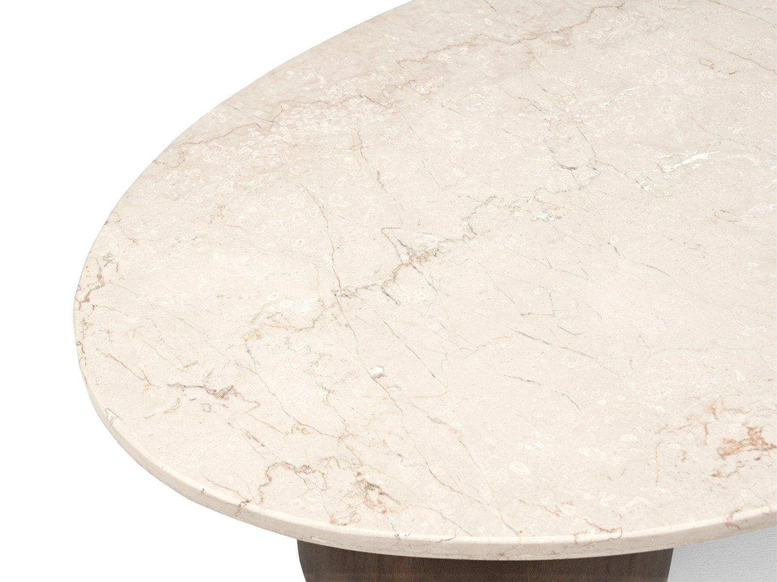 Couchtisch Duno Bottecino 120cm (Mangoholz, Creme Weiß) - Brix