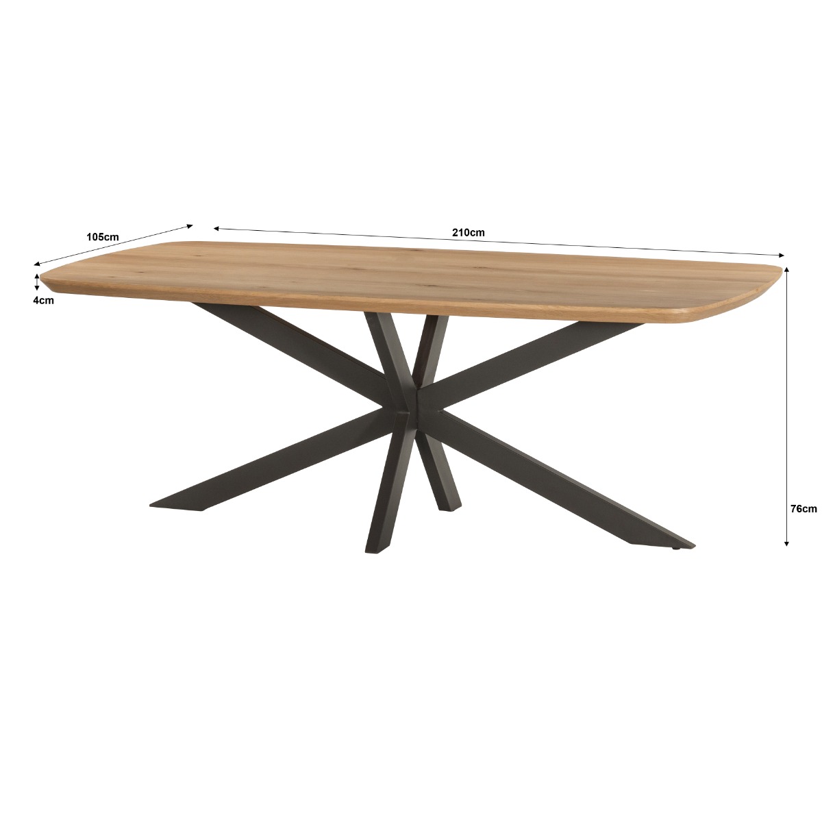 Eettafel Santino 210cm - Livingfurn