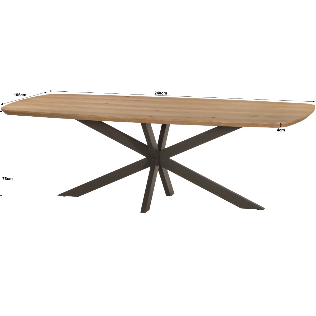 Eettafel Santino 240cm - Livingfurn