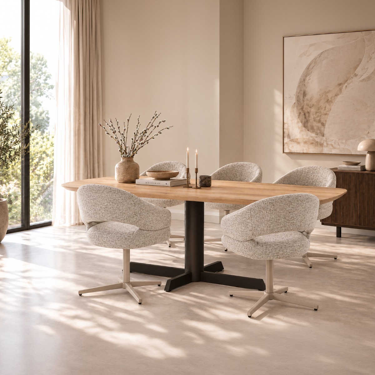 Eettafel Sanremo 220cm - Livingfurn