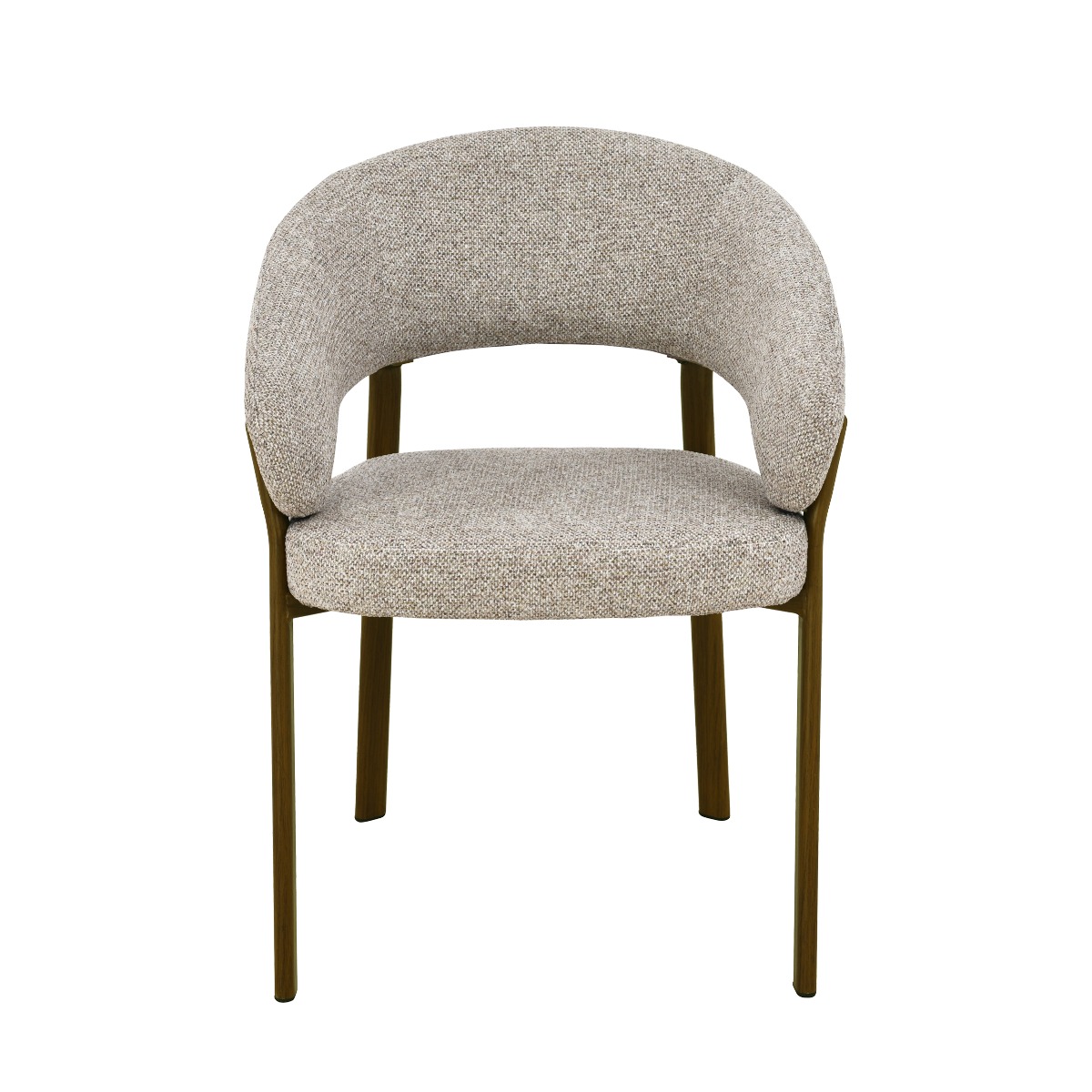Eetkamerstoel Zhora Hush Walnut - Livingfurn