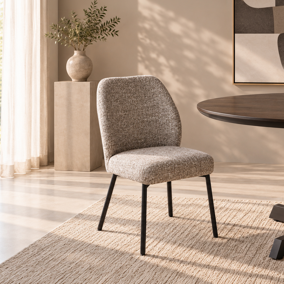 Eetkamerstoel Tess Mocha - Livingfurn