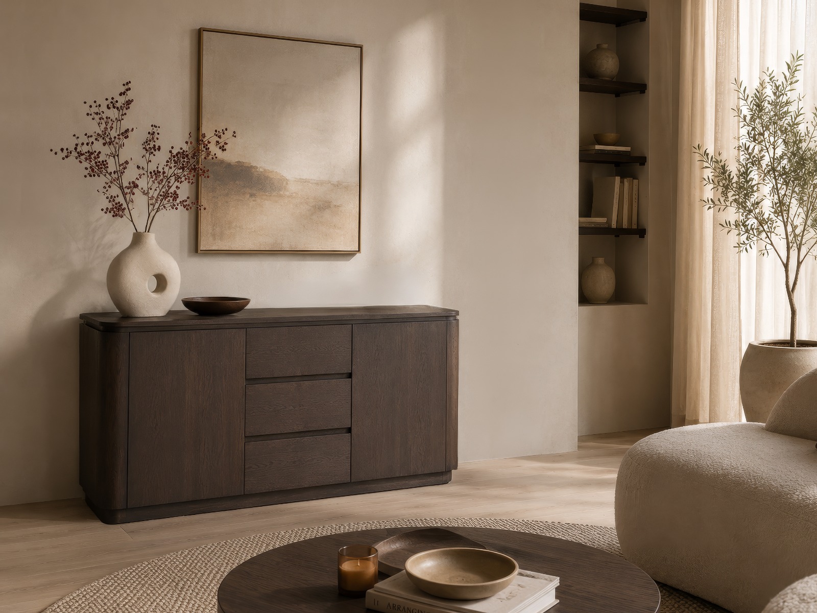 Sideboard Rivano Basalt 180cm - Livingfurn