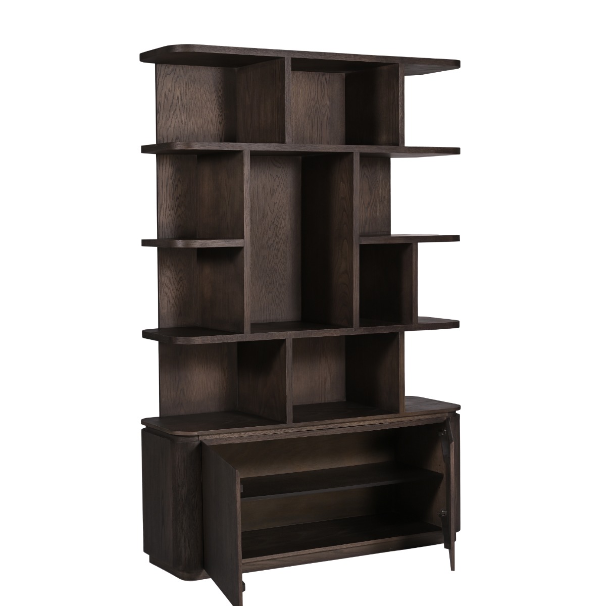 Bookcase Rivano Basalt 145cm - Livingfurn