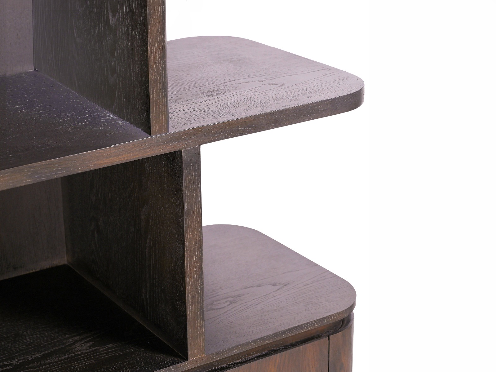 Bücherregal Rivano Basalt 170cm (Eichenholz fineer, Braun) - Livingfurn