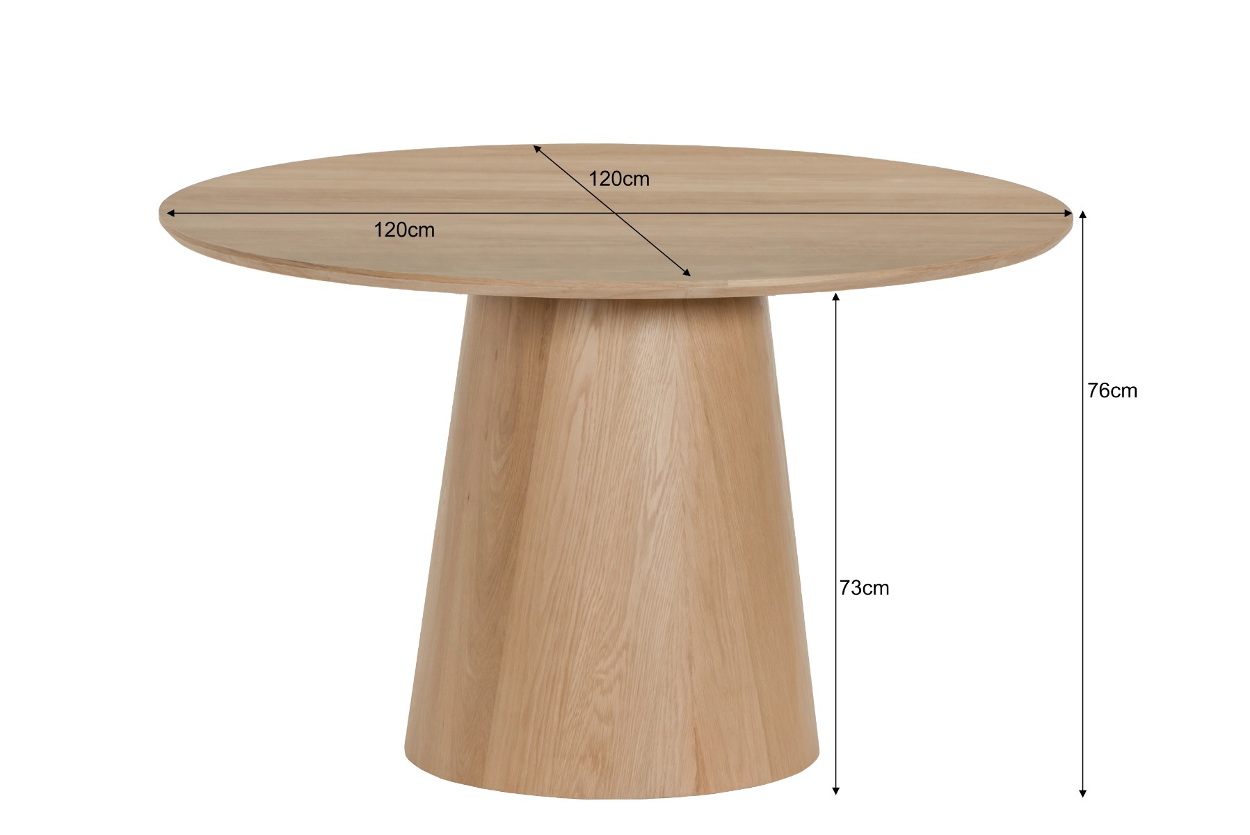 Eettafel Novero 120cm - Livingfurn