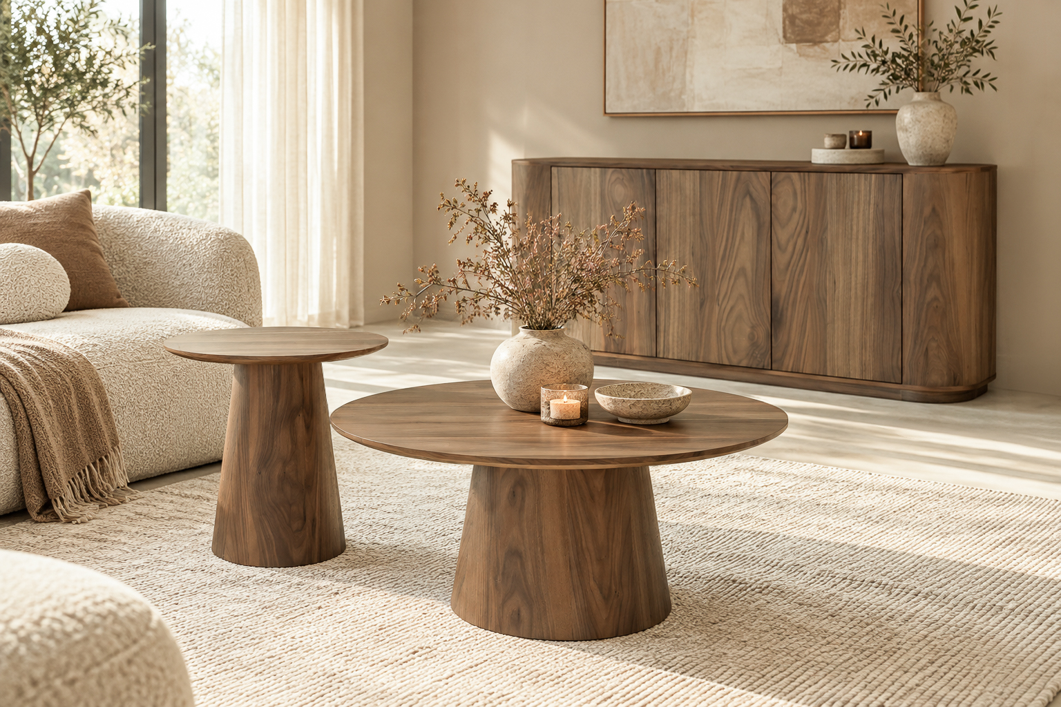Sideboard Novero Walnoot 170cm - Livingfurn