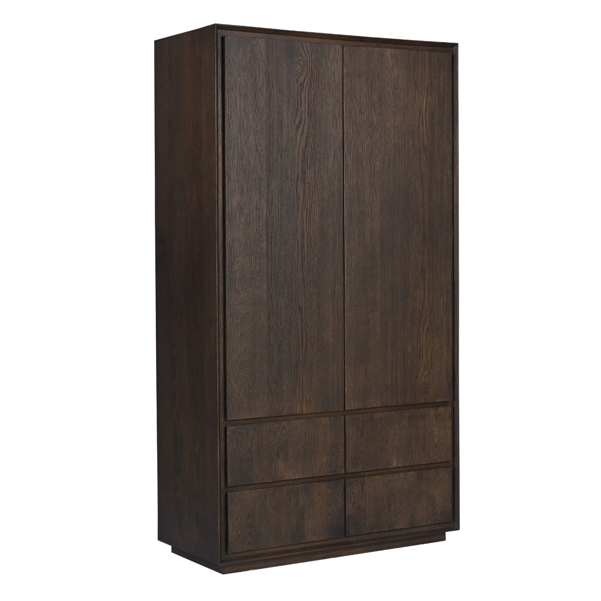 Storage Cabinet Firato Basalt 100cm (Eikenhout fineer, Brown) - Livingfurn