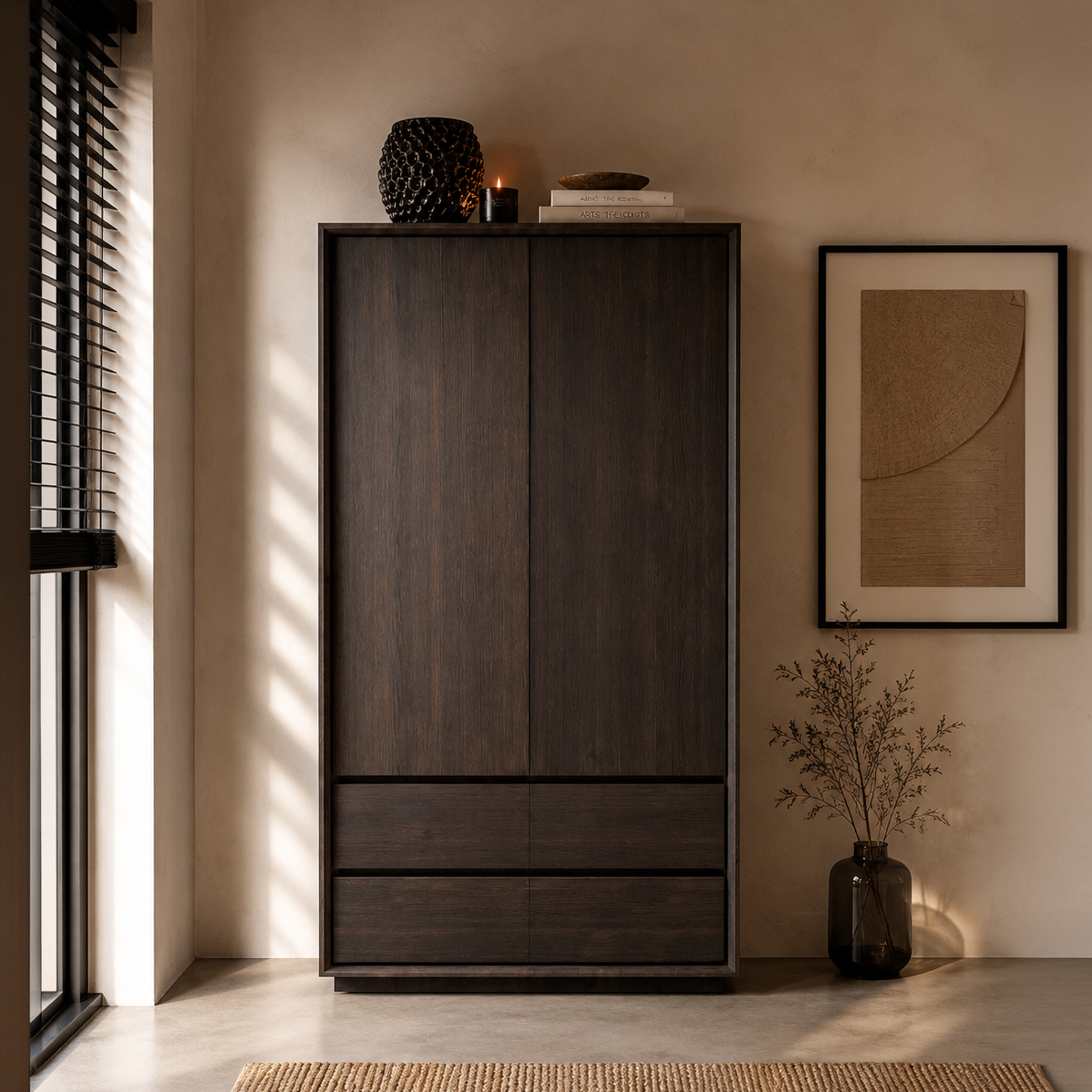 Schrank Firato Basalt 100cm - Livingfurn