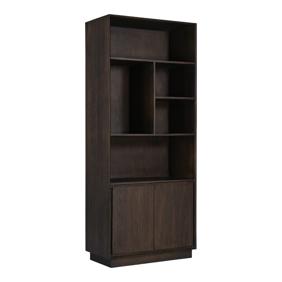 Bookcase Firato Basalt 90cm (Eikenhout fineer, Brown) - Livingfurn