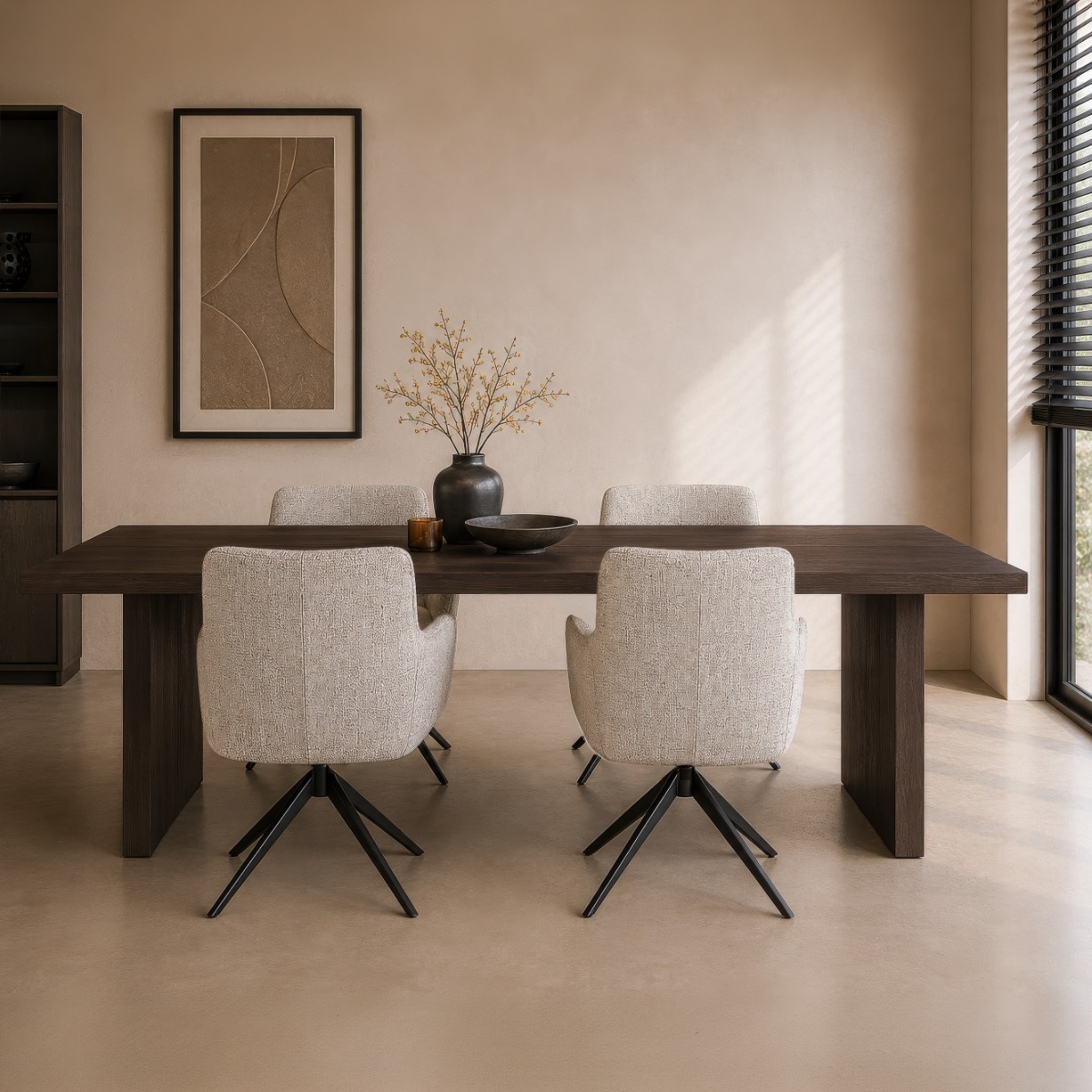 Eettafel Firato Basalt 240cm - Livingfurn