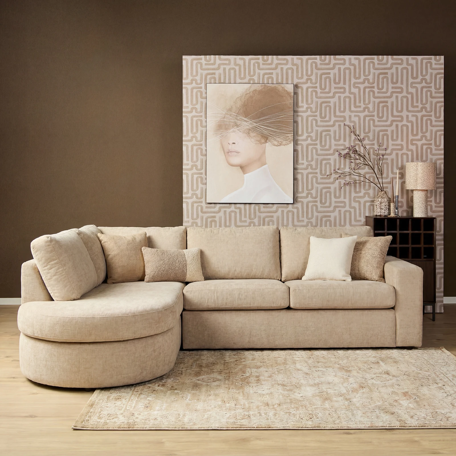 MySofa Alma Ecksofa (Stoff)