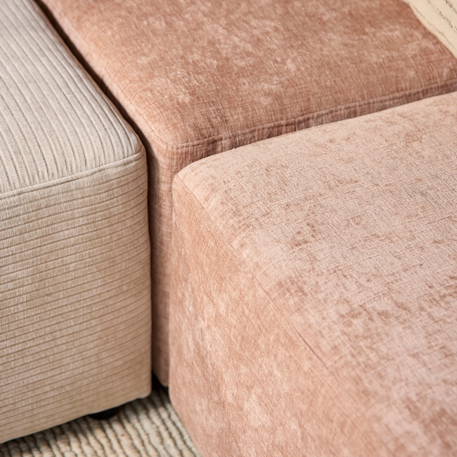 MySofa Blocks U-Sofa (Stoff, Beige)