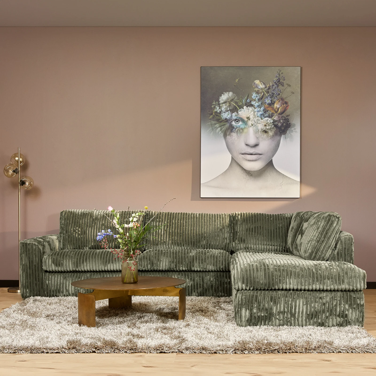 MySofa Teddy Ecksofa (Stoff)