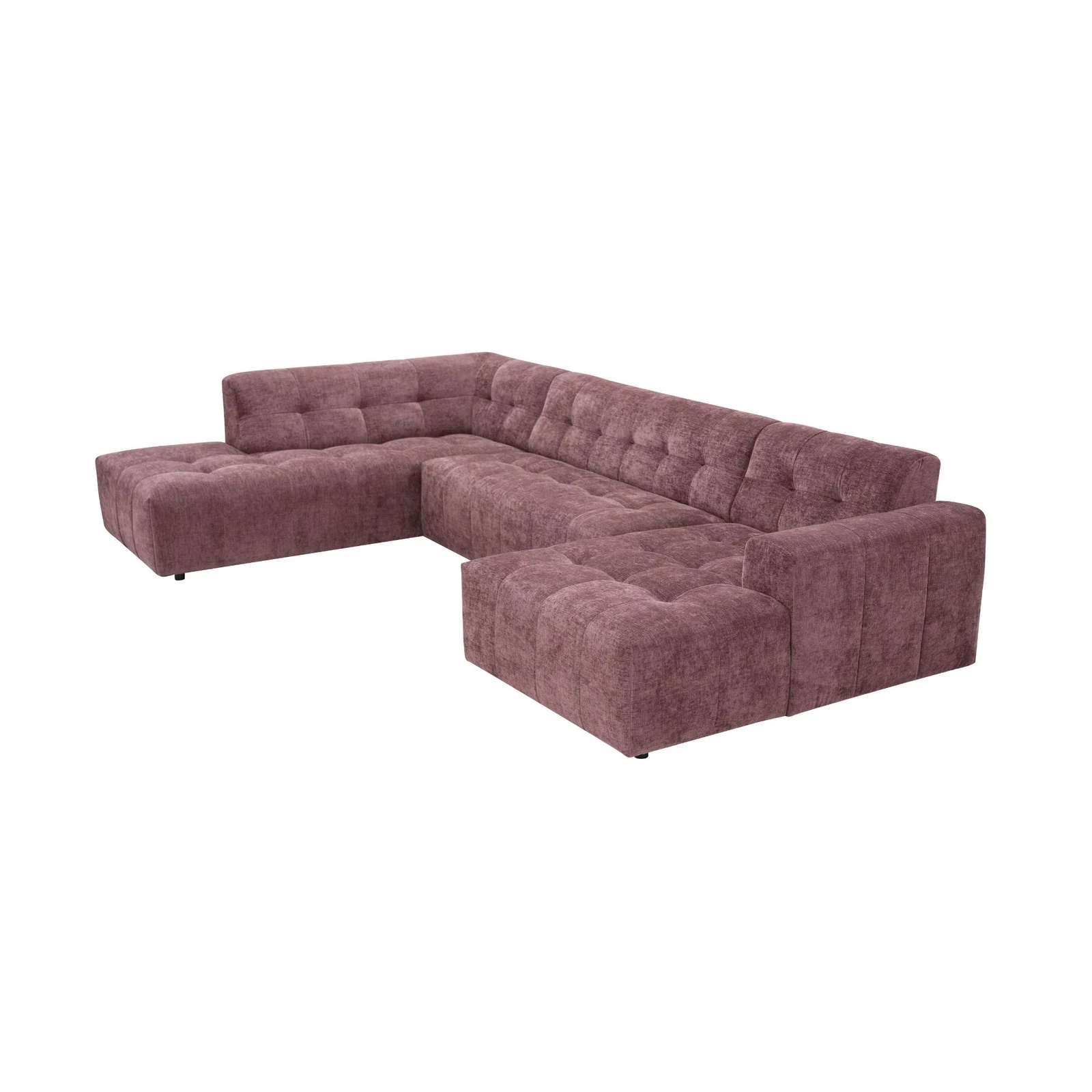 MySofa Ruby U-Sofa Lila Ottomane L + 2,5 + Lounge R