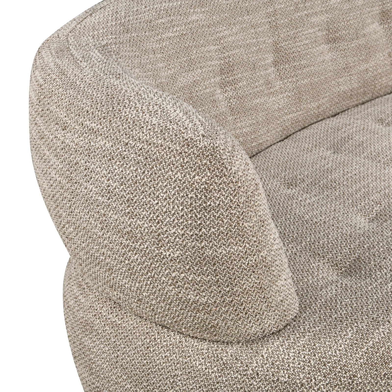 MySofa Amy sofá de 3 plazas marrón