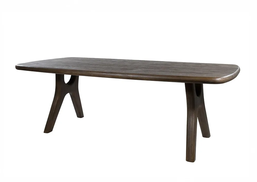 Eetkamertafel Addo 220 cm, langwerpig met ronde hoeken - MySons