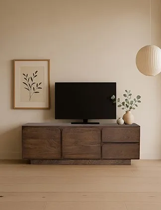 TV dressoir Bloemfontein 190 cm met 3 deuren en 2 lades - MySons