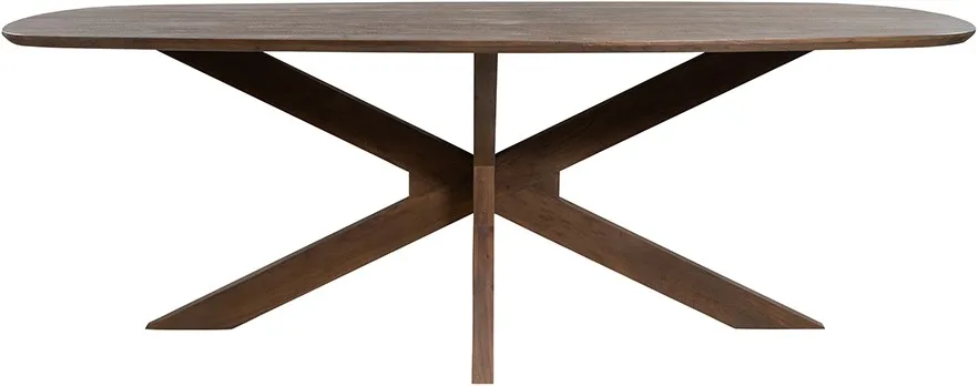 Esstisch Capricorn dänisch oval 200 cm (Marron Brown) - MySons
