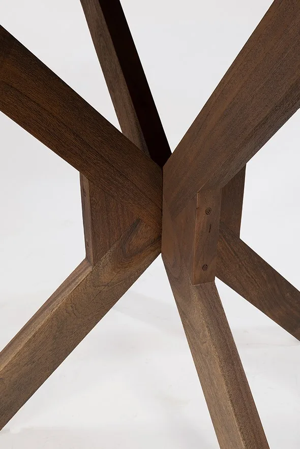 Esstisch Gemini Ø130 cm (Marron Brown) - MySons
