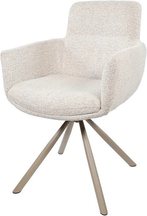 Esszimmerstuhl Harry - drehbar 360 - Present - Champagne 120 - MySons
