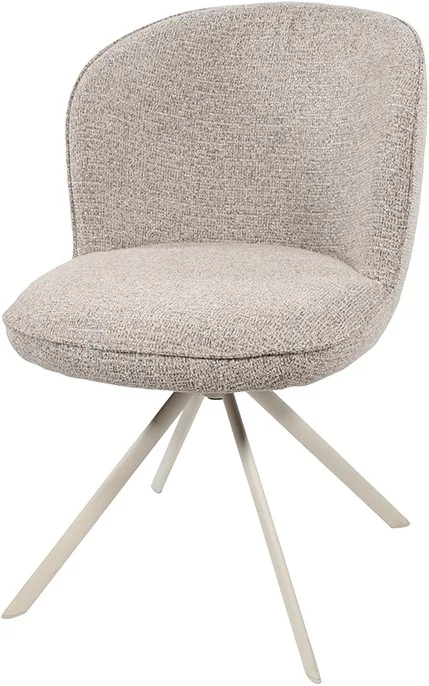 Kate esszimmerstuhl - drehbar 360 off-white - MySons