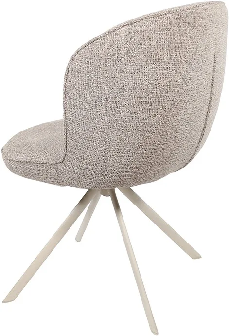 Kate esszimmerstuhl - drehbar 360 off-white - MySons
