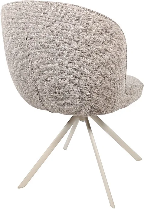 Kate esszimmerstuhl - drehbar 360 off-white - MySons