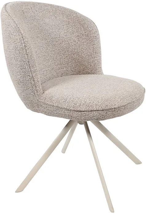 Kate esszimmerstuhl - drehbar 360 off-white - MySons
