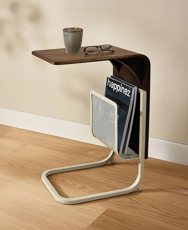 Saba laptoptafel met metalen tijdschriftenhouder - MySons