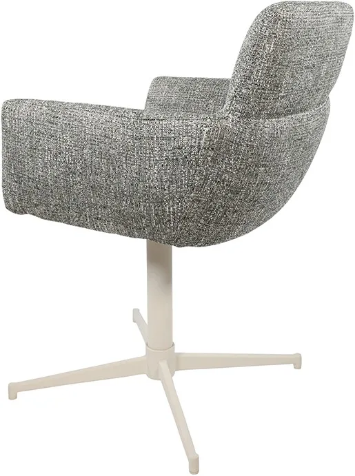 Esszimmerstuhl William - drehbar 360 off-white - MySons