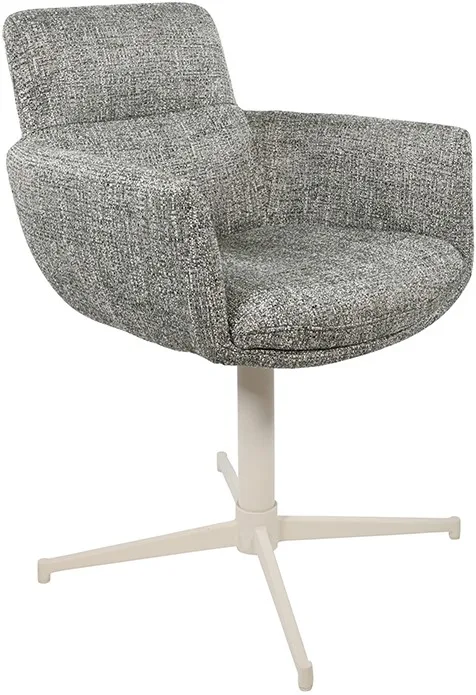 Esszimmerstuhl William - drehbar 360 off-white - MySons
