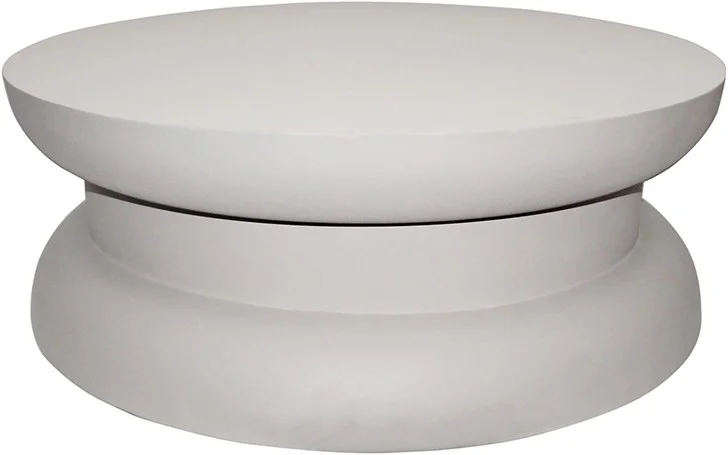 Runder Couchtisch Parma Ø85 cm, off-white - MySons