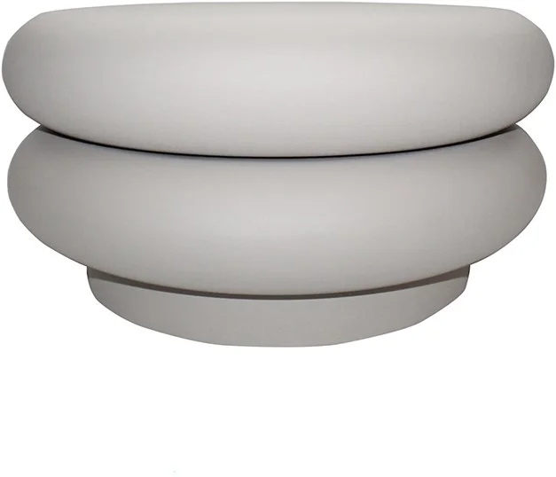 Runder Couchtisch Edam Ø68 cm, off-white - MySons