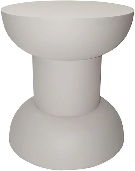 Runder Beistelltisch Parma Ø45 cm, off-white - MySons