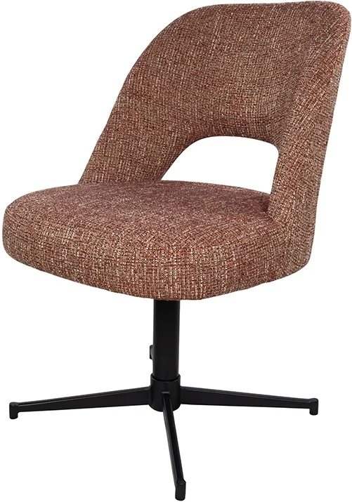 Drehbarer Esszimmerstuhl Maxima, Field Wine Red 232 - MySons