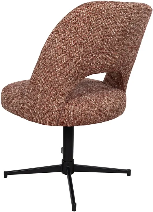 Drehbarer Esszimmerstuhl Maxima, Field Wine Red 232 - MySons