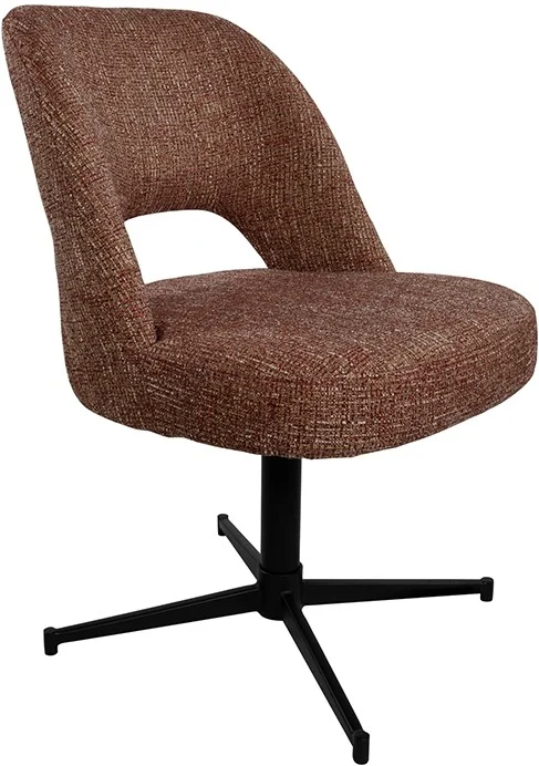 Drehbarer Esszimmerstuhl Maxima, Field Wine Red 232 - MySons