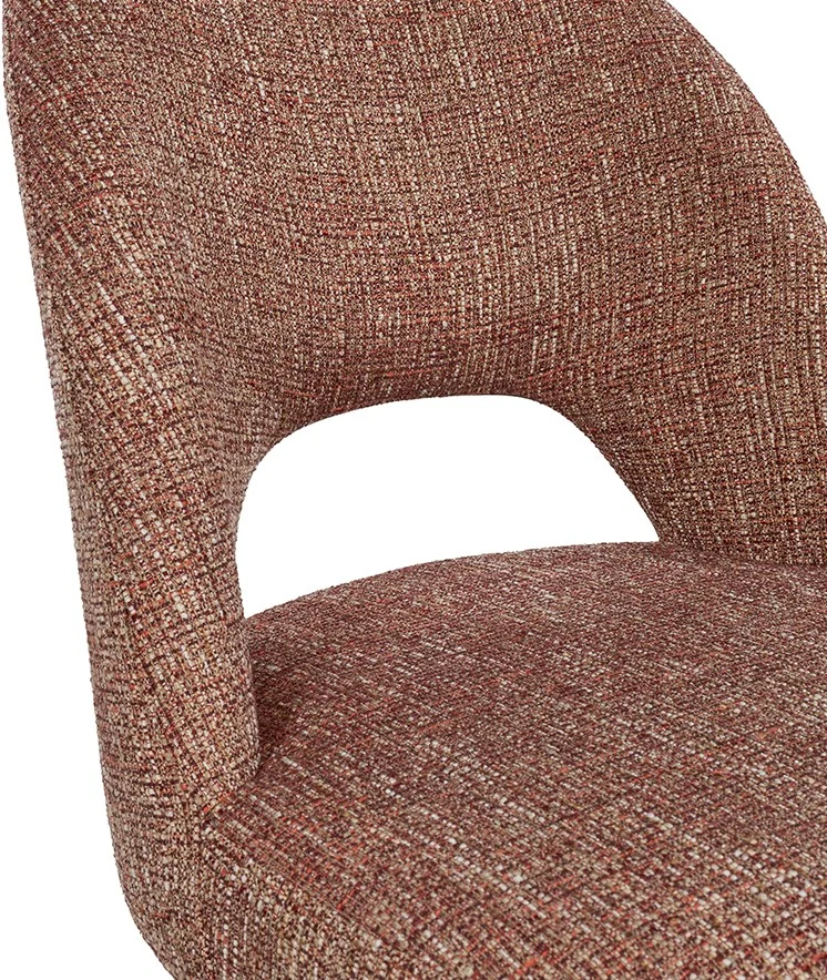 Drehbarer Esszimmerstuhl Maxima, Field Wine Red 232 - MySons