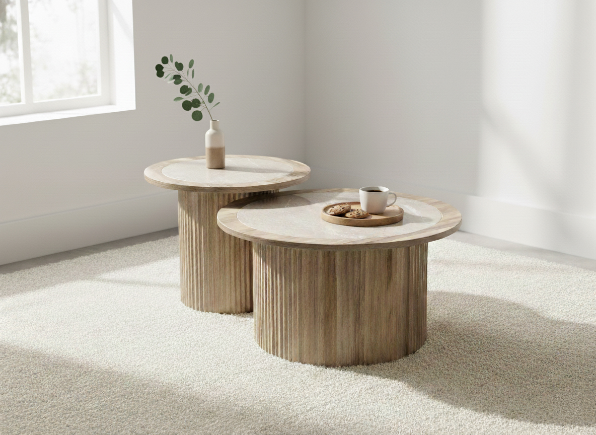 MySons Rialto Tamburo bijzettafel set van 2