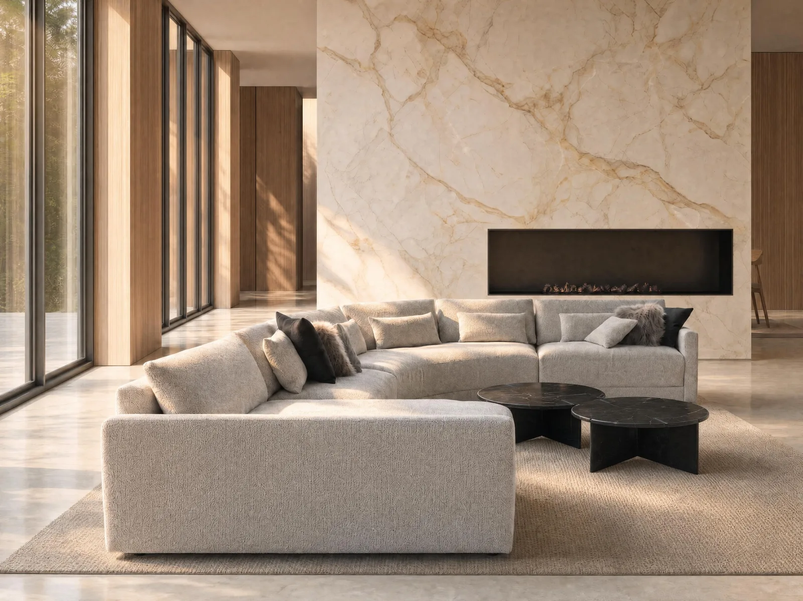 Pommeline corner sofa - Passe Partout