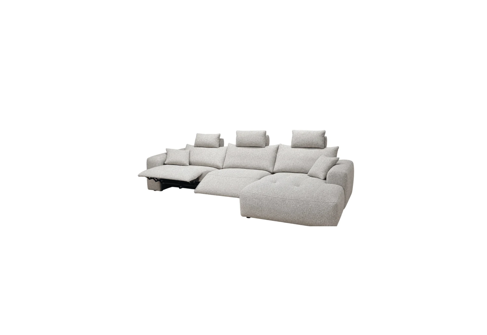 Ecksofa Luno (Stoff, Taupe) - Primavera