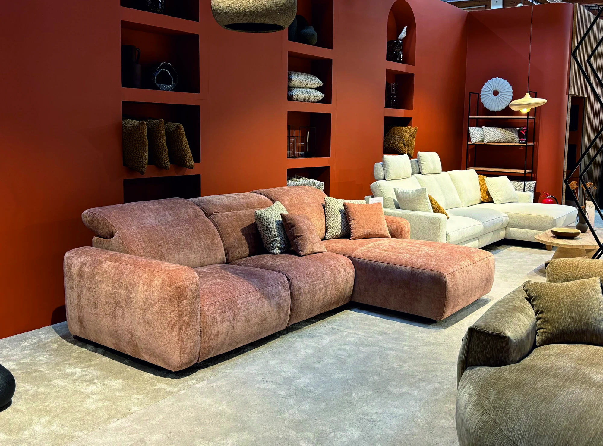 Ecksofa Massimo (Stoff, Anthrazit) - Primavera