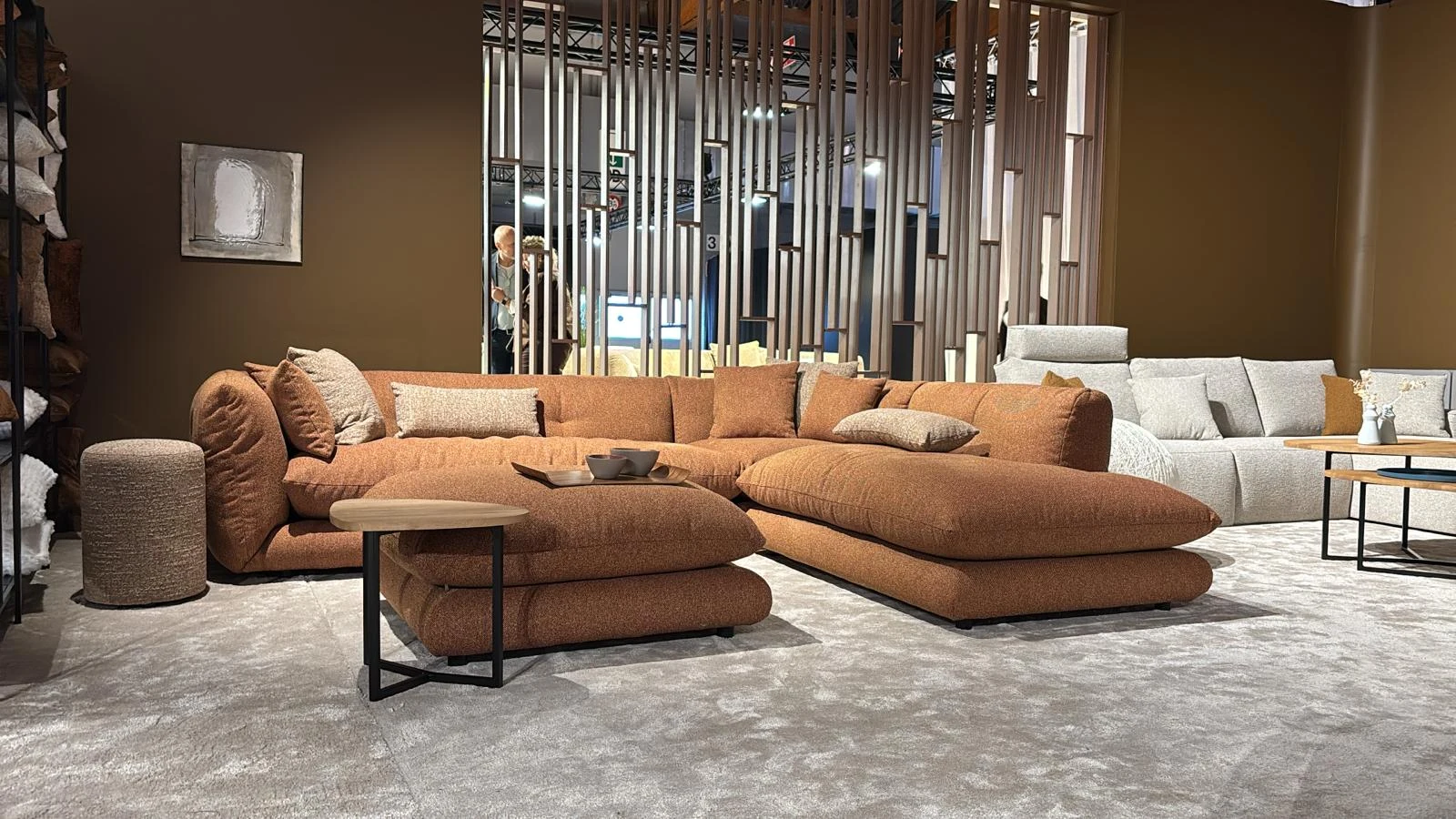 Ecksofa Orbis (Stoff, Creme) - Primavera