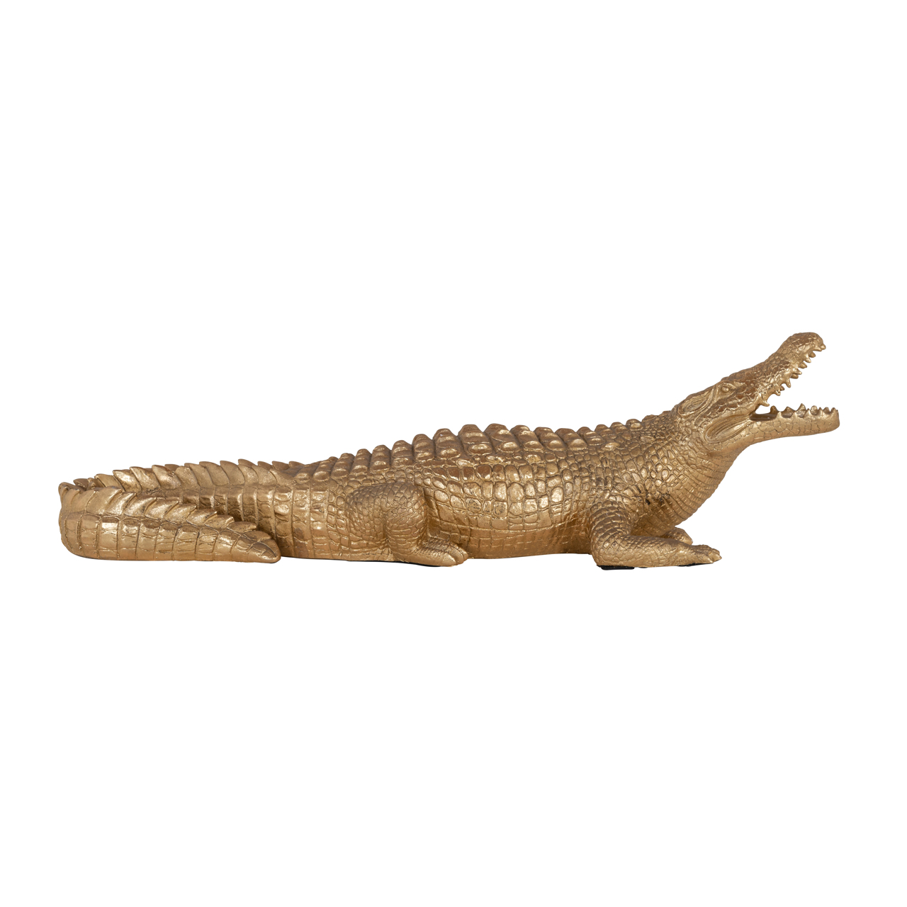 Objeto decorativo Crocodile dorado - Richmond Interiors