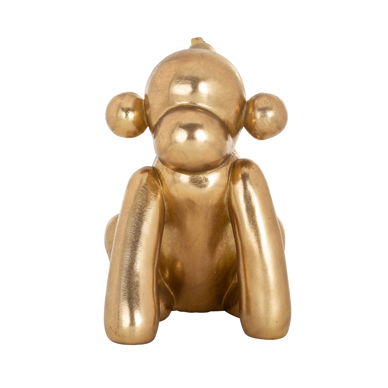 Dekoratives Objekt Monkey gold (Polyresin) - Richmond Interiors