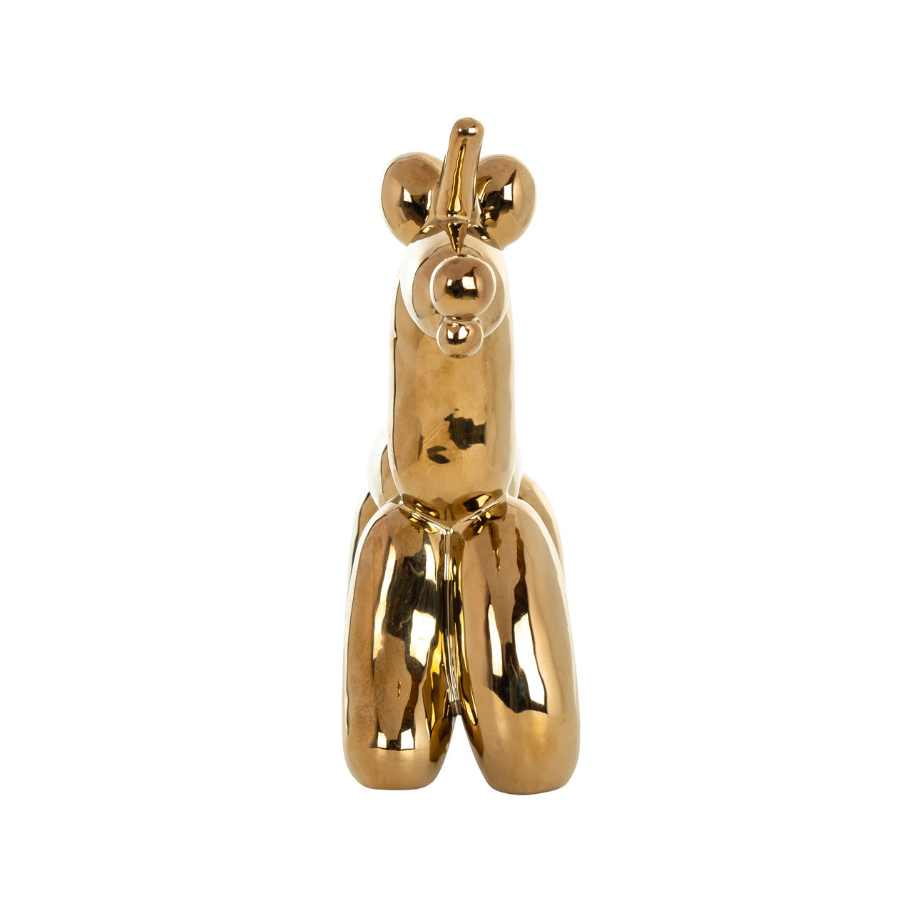 Dekoratives Objekt Balloonicorn gold (Keramiek|Polyresin) - Richmond Interiors