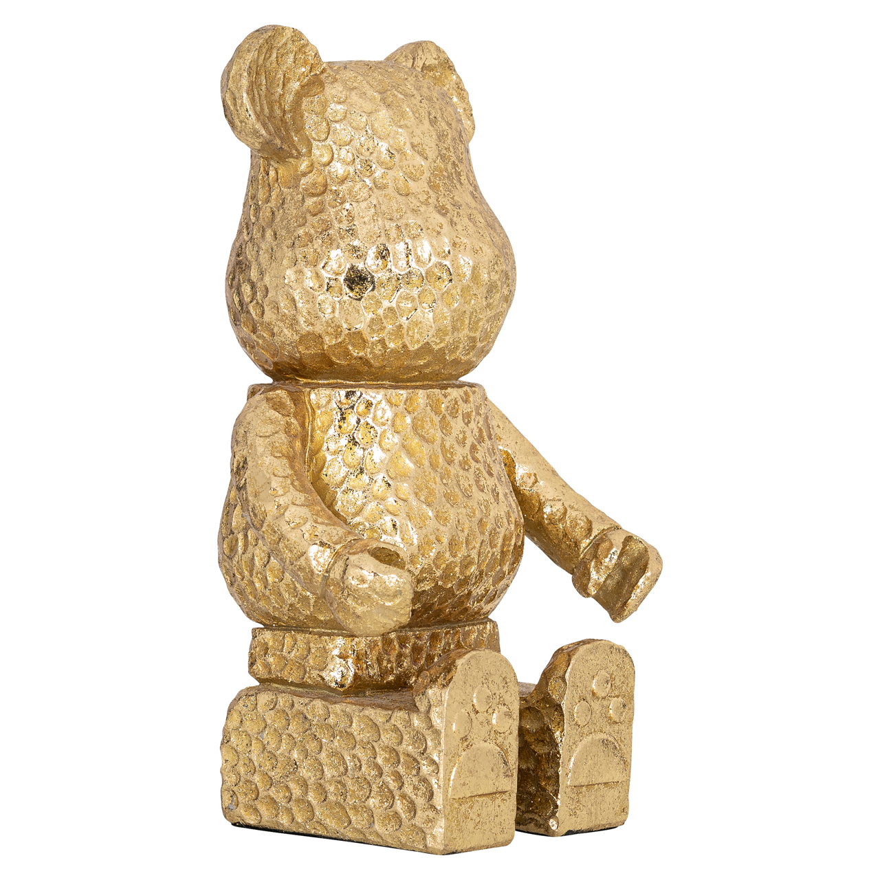 Decorative object Bear gold sitting (Polyresin) - Richmond Interiors